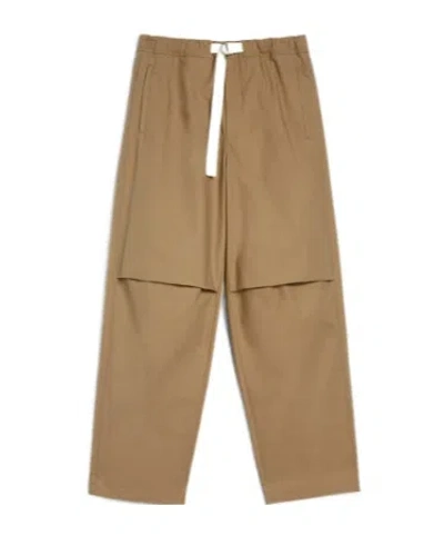 JIL SANDER COTTON TROUSERS
