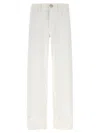 Jil Sander Cotton Trousers In White