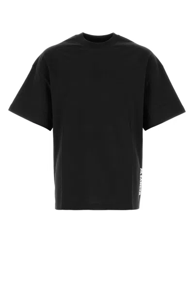 Jil Sander Cotton T-shirt In Black