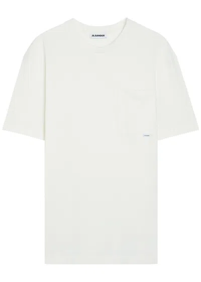 Jil Sander Chest Pocket Cotton T-shirt In White