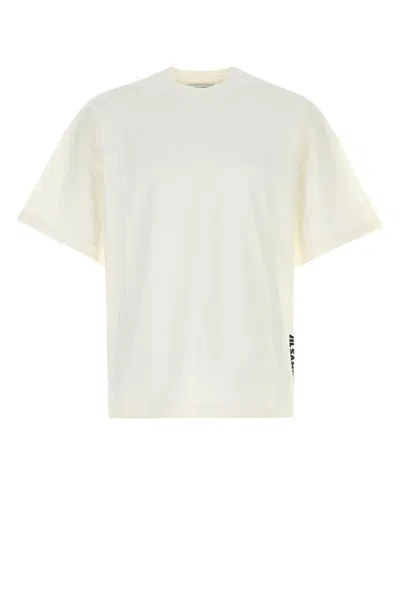 Jil Sander Logo-print Cotton T-shirt In White