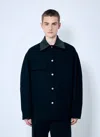 Jil Sander Cotton Twill Jacket In Black