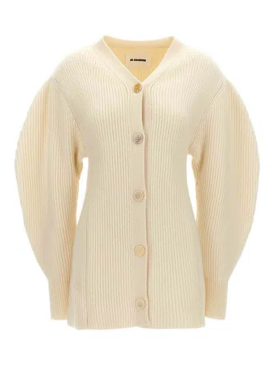Jil Sander Ribbed Cardigan
