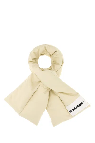 JIL SANDER SCIARPA IN COTONE CREMA  UOMO