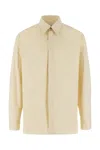 Jil Sander Cotton Shirt With Italian Collar And Button Cuffs In 687