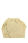 Jil Sander Cream Fur Dumpling Bucket Bag