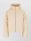 Jil Sander Cream Nylon Blend Down Jacket