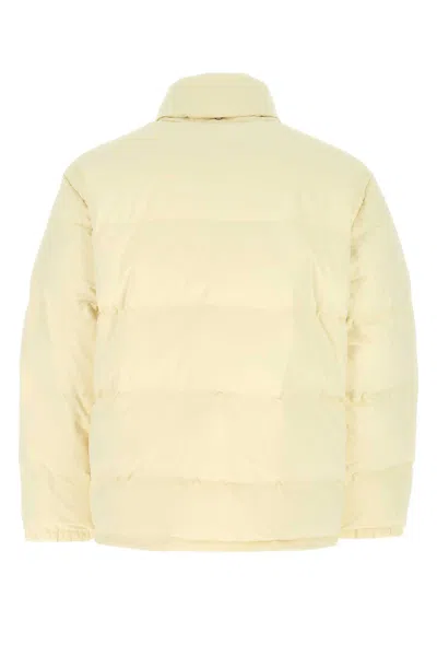 Jil Sander Cream Polyester Down Jacket In 279