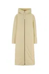 Jil Sander Women Cream Polyester Down Jacket In Neutral