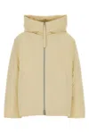 Jil Sander Cream Polyester Down Jacket In Neutral