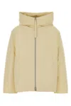 Jil Sander Padded Down Jacket Featuring Hood In Multi