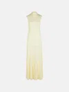 Jil Sander Cream Viscose Blend Dress In Cream