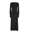 Jil Sander Maxikleid In Black