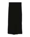 Jil Sander Crepe Midi Skirt In Black