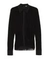 Jil Sander Women Double Layer Shirt In Black