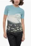 JIL SANDER CREW NECK ALPS TECH COTTON T-SHIRT