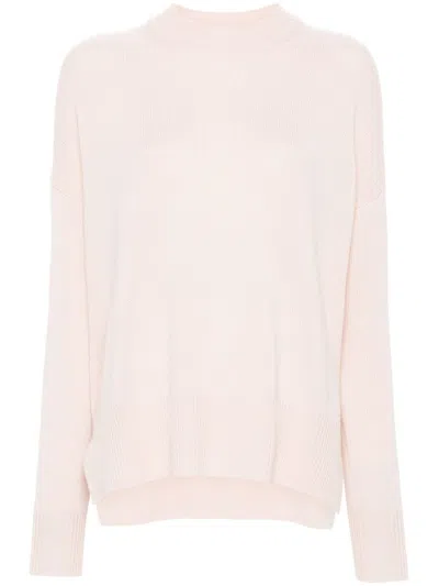 Jil Sander Crew-neck Cashmere Jumper In 粉色