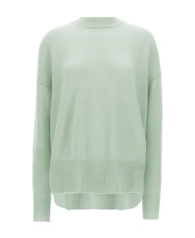 Jil Sander Crew-neck Cashmere Jumper In Gray
