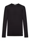 Jil Sander Crew Neck Cotton T-shirt In Black
