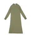 Jil Sander Crew-neck Dress In Green