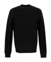 Jil Sander Ribbed Wool Jumper In Black