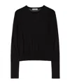 Jil Sander Crew-neck Jumper In Black
