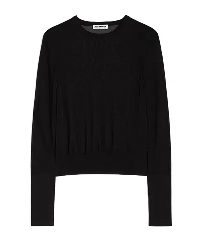 JIL SANDER JIL SANDER CREW-NECK KNITTED JUMPER