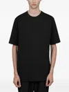 Jil Sander Crew-neck Logo-print T-shirt In Black