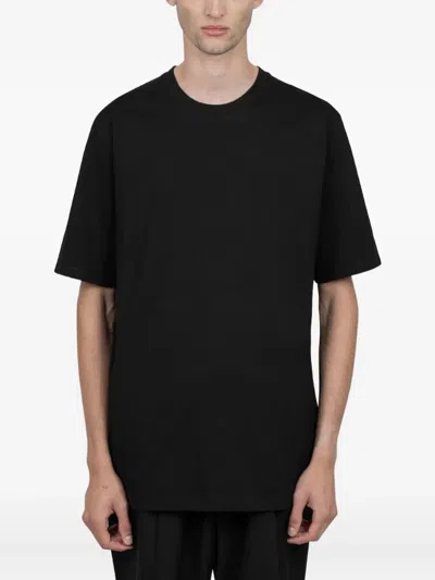 Jil Sander Crew-neck Logo-print T-shirt In Black