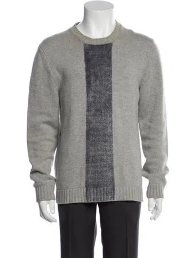 Pre-owned Jil Sander Crew Neck Long Sleeve Cardigan In Gray