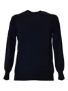 Jil Sander Crew-neck Long-sleeve Sweater In Black