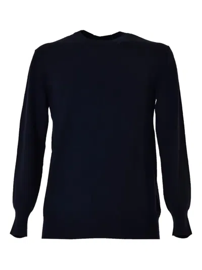 Jil Sander Crew-neck Long-sleeve Sweater In Black