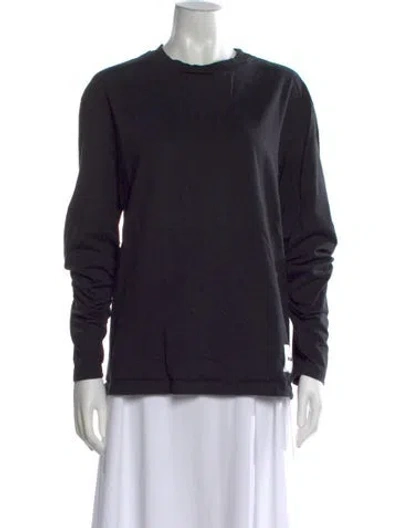 Pre-owned Jil Sander Crew Neck Long Sleeve Top In Blue