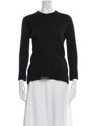 Pre-owned Jil Sander Crew Neck Long Sleeve Top In Gray