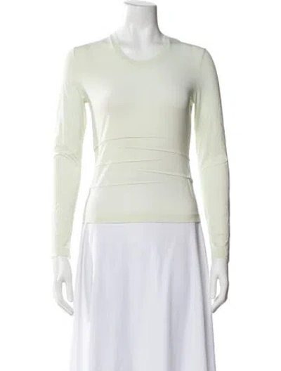 Pre-owned Jil Sander Crew Neck Long Sleeve Top In Green