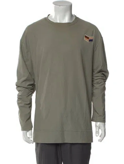 Pre-owned Jil Sander Crew Neck Long Sleeve T-shirt In Green