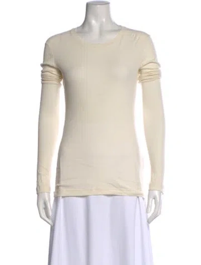 Pre-owned Jil Sander Crew Neck Long Sleeve T-shirt W/ Tags In Neutral