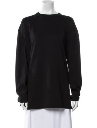 Pre-owned Jil Sander Crew Neck Long Sleeve Tunic In Black