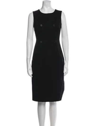 Pre-owned Jil Sander Crew Neck Midi Length Dress In Multi
