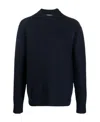 Jil Sander Crew-neck Pullover Jumper In Blue