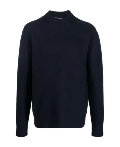 Jil Sander Crew-neck Pullover Jumper In Black