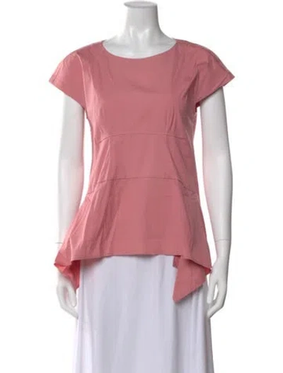 Pre-owned Jil Sander Crew Neck Short Sleeve Top In Pink