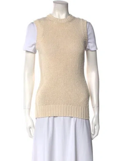 Pre-owned Jil Sander Crew Neck Short Sleeve Top W/ Tags In Neutral