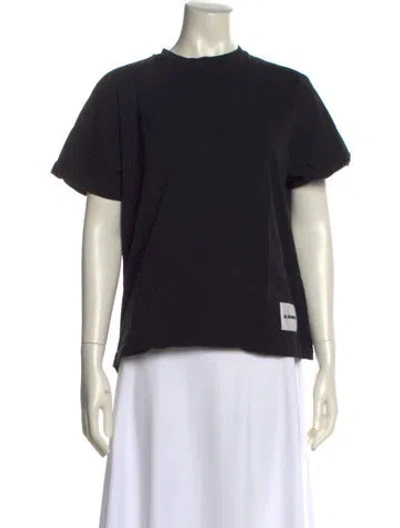 Pre-owned Jil Sander Crew Neck Short Sleeve T-shirt In Black