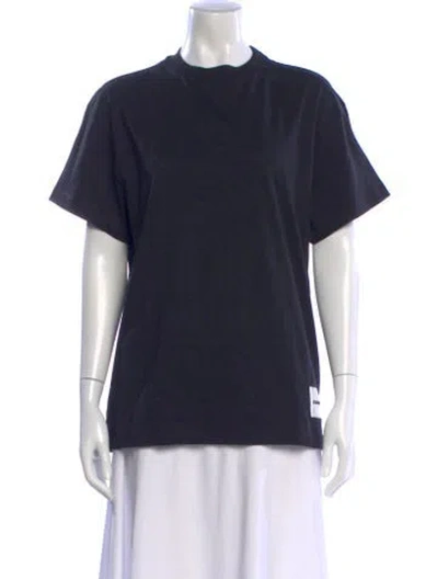 Pre-owned Jil Sander Crew Neck Short Sleeve T-shirt In Black