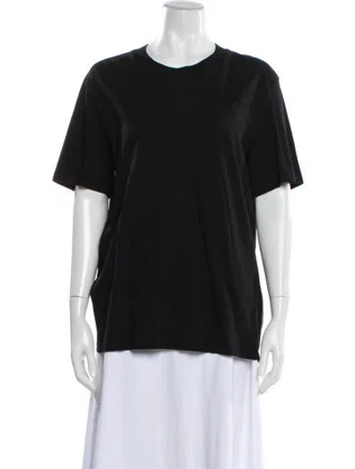 Pre-owned Jil Sander Crew Neck Short Sleeve T-shirt In Black