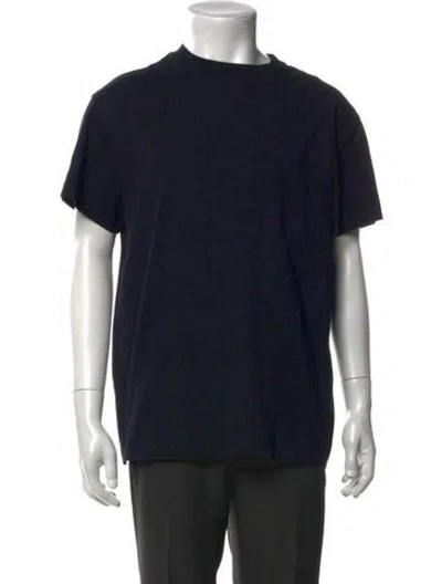 Pre-owned Jil Sander Crew Neck Short Sleeve T-shirt In Black