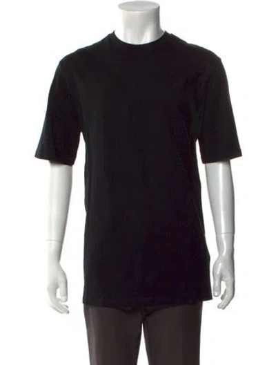 Pre-owned Jil Sander Crew Neck Short Sleeve T-shirt In Black