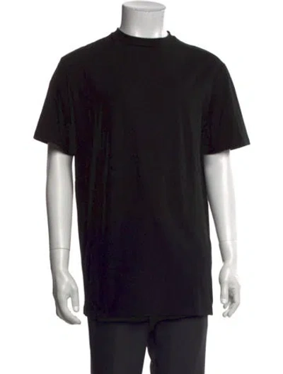 Pre-owned Jil Sander Crew Neck Short Sleeve T-shirt In Black