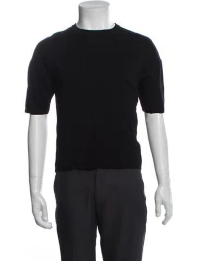 Pre-owned Jil Sander Crew Neck Short Sleeve T-shirt In Black